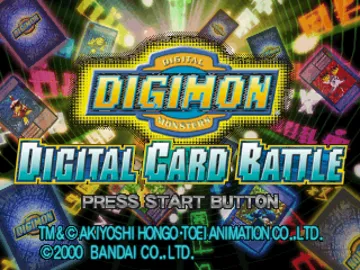 Digimon Digital Card Battle (EU) screen shot title